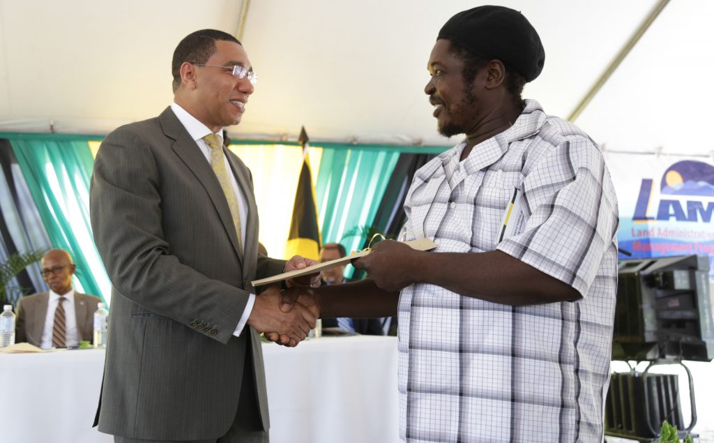 Over 200 Jamaicans Receive Land Titles
