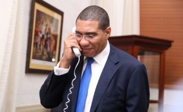 Prime Minister Holness receives call from US Vice President-Elect Mike Pence
