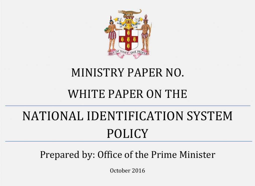 National Identification System Policy