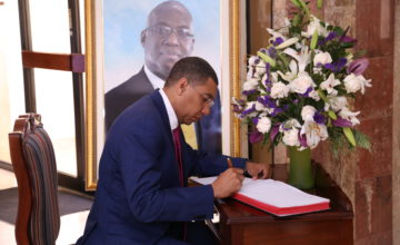 Condolence Book for the late Ian Boyne opens at Office of the Prime Minister