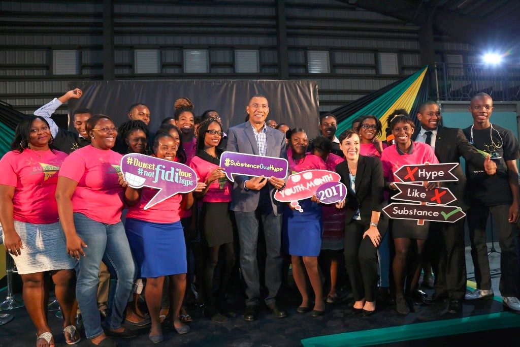 PM Holness Urges Young People to Get the Fact on NIDS