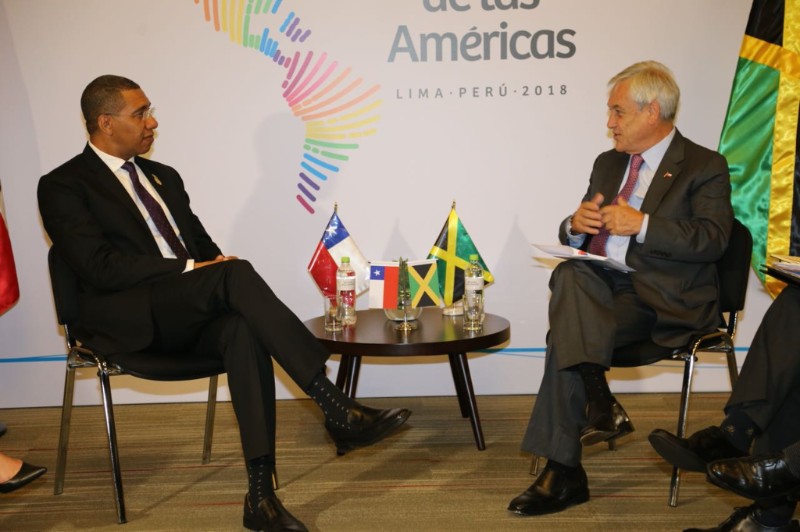 Jamaica and Chile to Deepen Cooperation in Several Areas