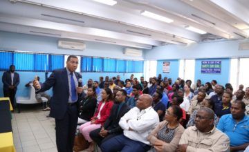 PM Holness Meets with Management and Staff of Petrojam