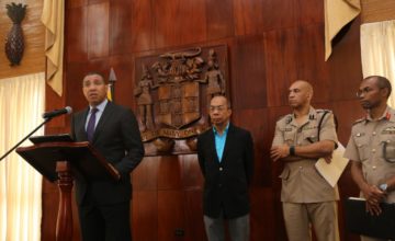 PM Holness Announces State of Public Emergency for Sections of Kingston