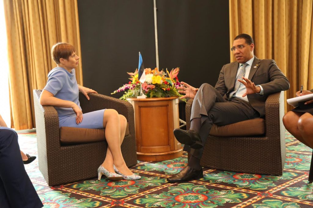 PM Holness Hails Estonia’s Digital Economy