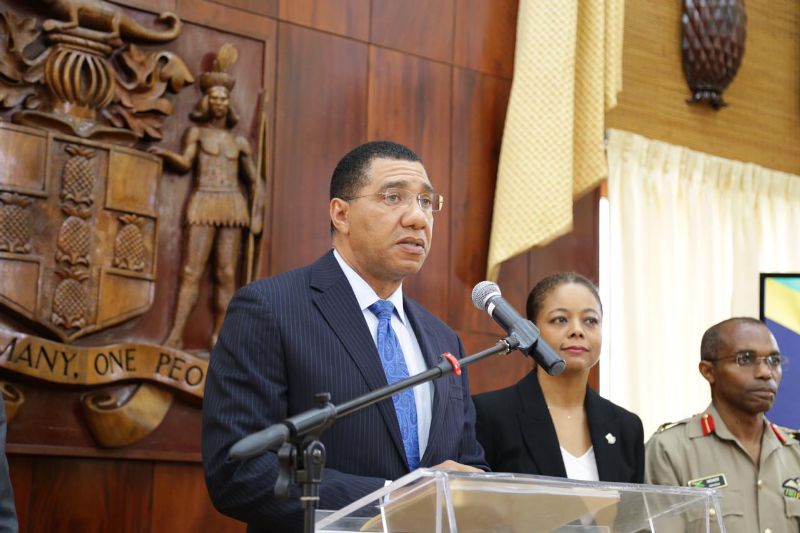 PM Holness Announces SOE for Clarendon and St. Catherine