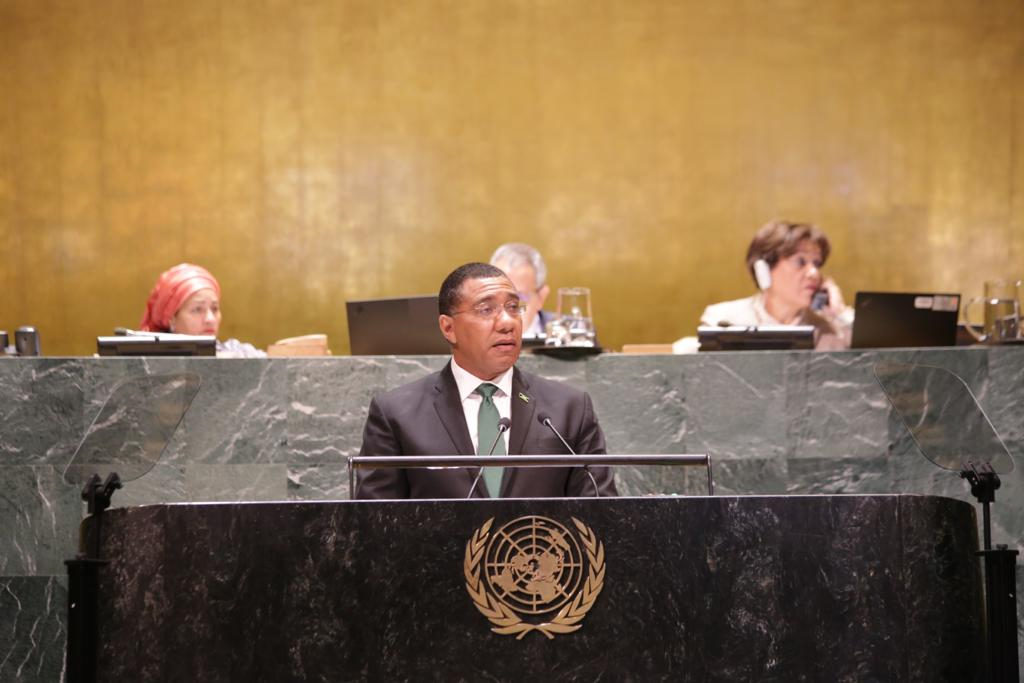 Policy Statement – Prime Minister of Jamaica The Most Honourable Andrew Holness, ON, MP at the General Debate – 74Th Session of the United Nations General Assembly New York, 27th September 2019