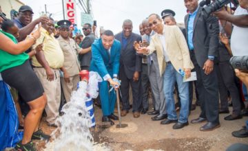 St. Elizabeth Communities Receives First Ever Flow of Piped Water