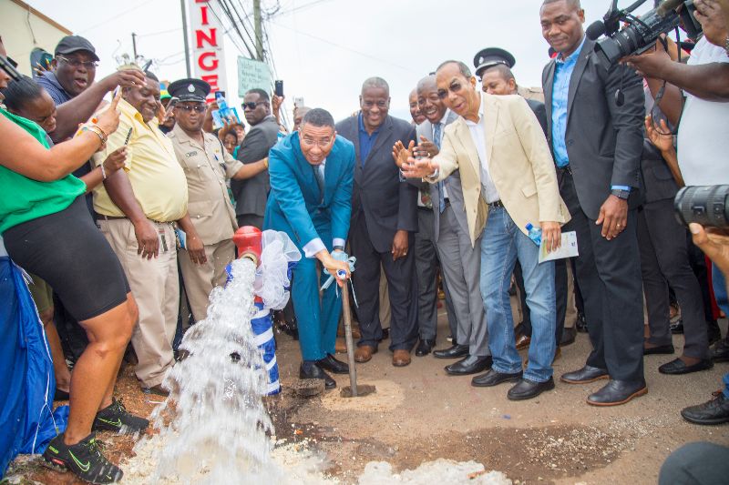 St. Elizabeth Communities Receives First Ever Flow of Piped Water