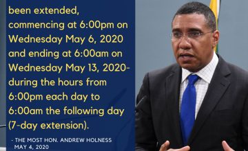 Nightly Islandwide Curfew Extended