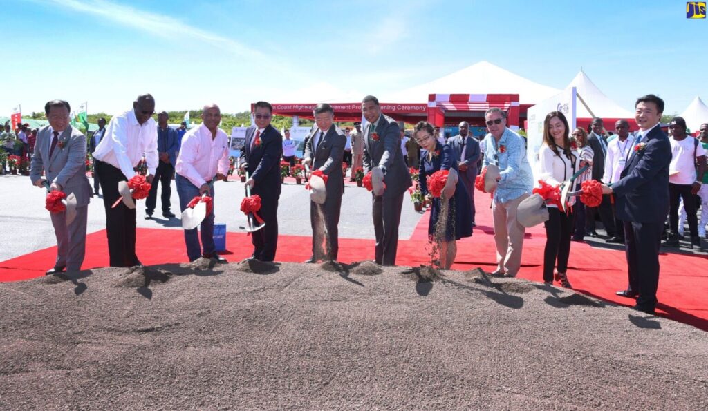 Prime Minister Holness Tours South Coast Highway Improvement Project