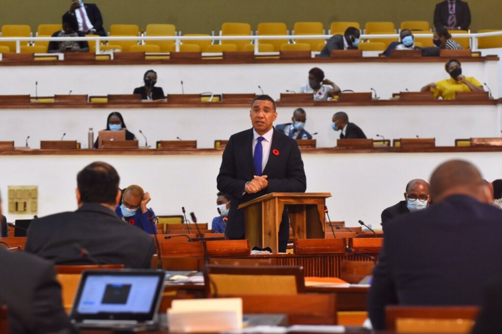 Prime Minister Andrew Holness Addresses Parliament on the Government’s Response to Flooding caused by Tropical Storm