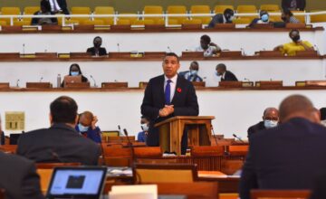 Prime Minister Andrew Holness Addresses Parliament on the Government’s Response to Flooding caused by Tropical Storm