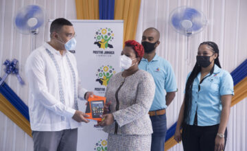 PM Holness Welcomes Recreation Center and Distributes Tablets to Infant Schools in Olympic Gardens