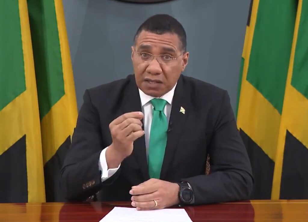 PM Holness Calls on Larger Economies to Contribute More to Building Resilience in the Fight Against Climate Change