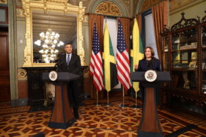 Prime Minister Andrew Holness has Productive Meeting with Vice President of the United States, Kamala Harris