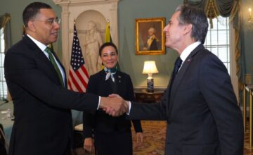 Prime Minister Holness Discusses Jamaica’s Growth Potential with US Secretary of State, Antony Blinken
