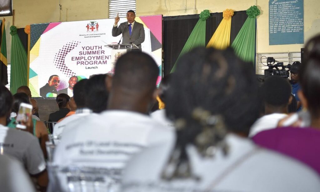 Don’t Repeat the Errors of Past Generations Prime Minister Holness Urges 2022 Youth Summer Employment Programme (YSEP) Participants