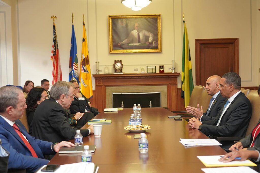 Prime Minister, Commissioner of Police Meet with Senior United States Department of Justice and FBI Officials on Tackling Organized Criminal Violence and the Trafficking of Illegal Guns