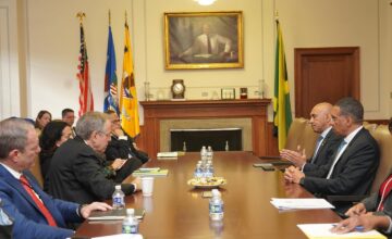 Prime Minister, Commissioner of Police Meet with Senior United States Department of Justice and FBI Officials on Tackling Organized Criminal Violence and the Trafficking of Illegal Guns
