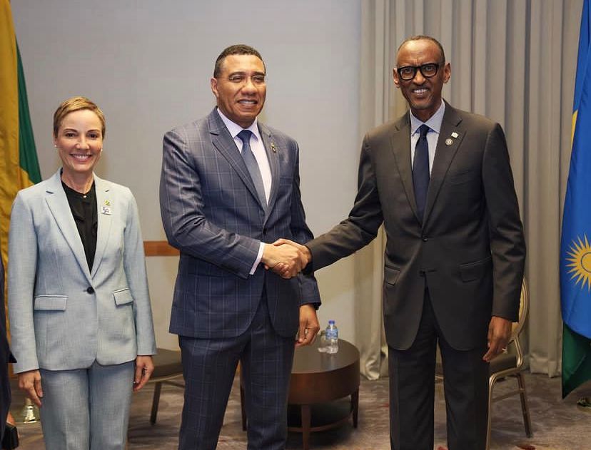 Prime Minister Holness and President Kagame