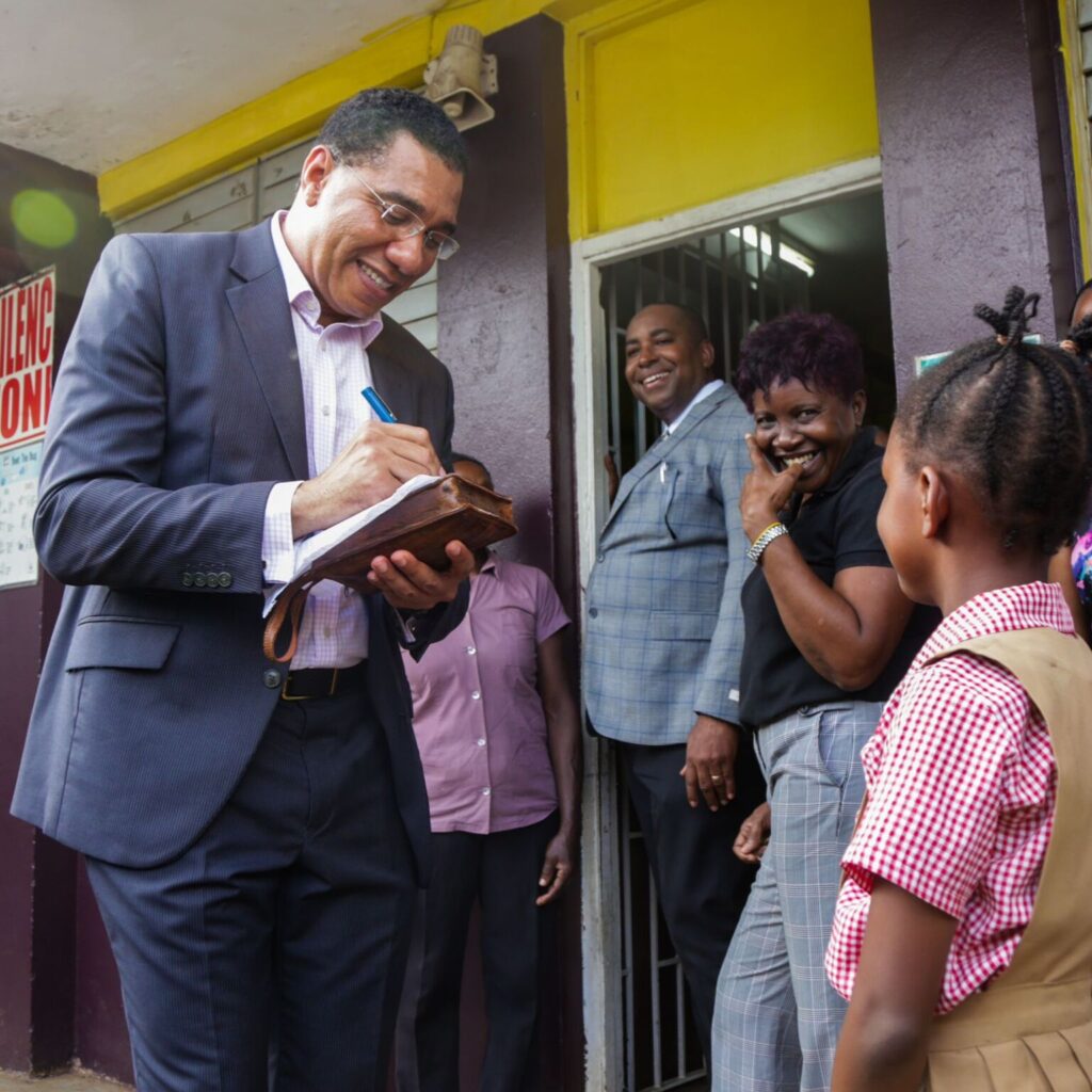 Prime Minister Holness’ Visit to Chetwood Memorial Primary School