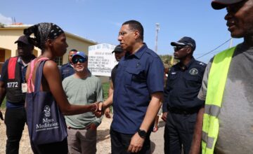 Prime Minister Holness Tours Hurricane-Damaged Kingston & St. Andrew, St. Catherine, Clarendon, Manchester & St. Elizabeth; Will Tour Other Areas