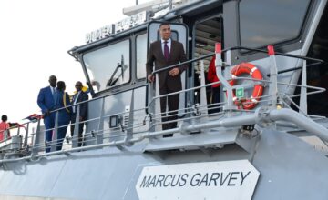 Prime Minister Declares that Jamaica is Making a Bold Step Toward Securing Jamaica’s Independence and Security with the Commissioning of HMJS Marcus Garvey Vessel  