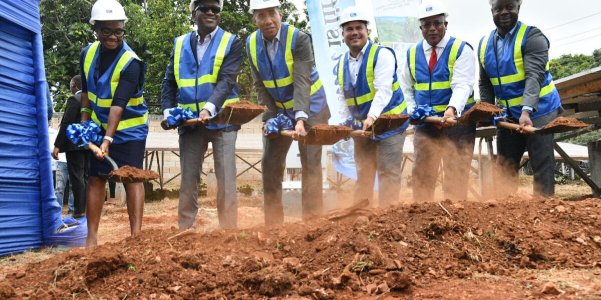 Groundbreaking Ceremony: Ferry to Rock Pond Pipeline Project in Forrest Hills, St Andrew