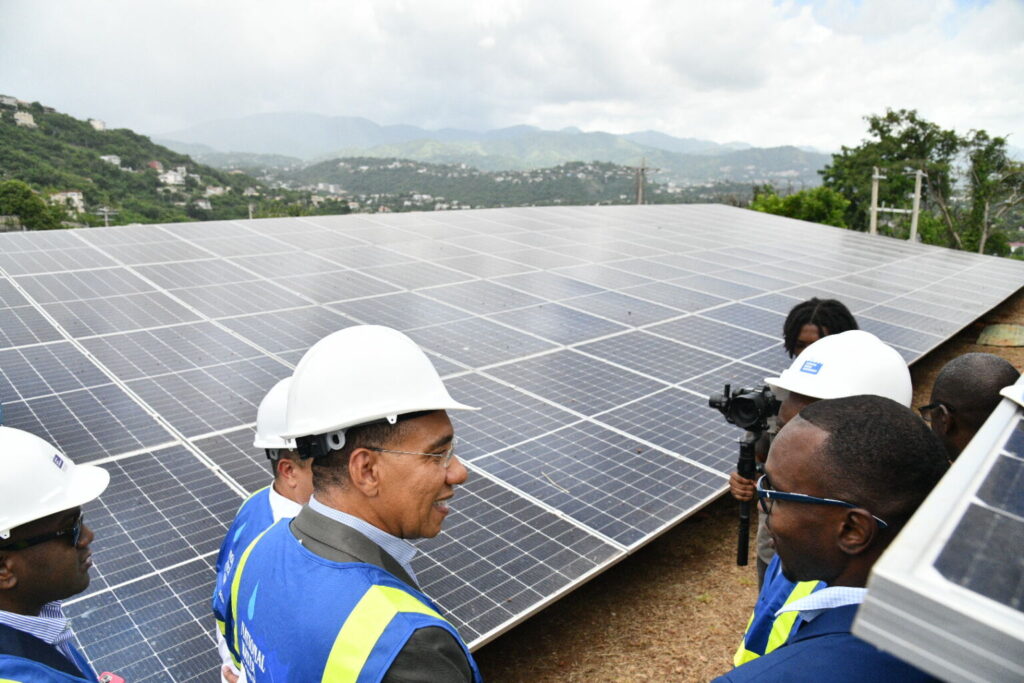 Prime Minister Holness Opens Solar Facility at NWC Pumping Station, Highlights Push for Renewable Energy and Lower Costs