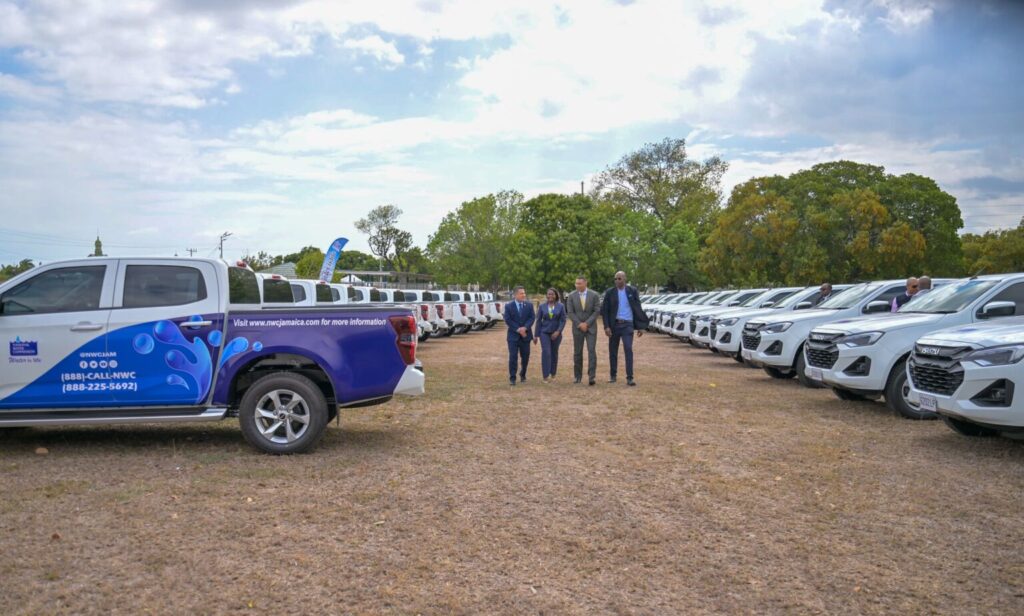 The National Water Commission Receives 30 Brand-new Isuzu Pickup Trucks