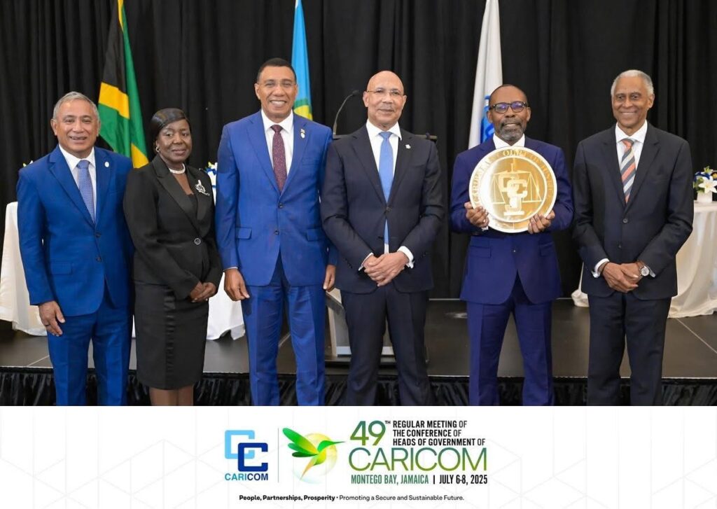Prime Minister Holness Welcomes New President of the CCJ