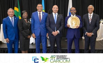 Prime Minister Holness Welcomes New President of the CCJ