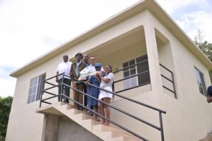 NSHP Ribbon Cutting Ceremony in Lime Tree Gardens, St Ann