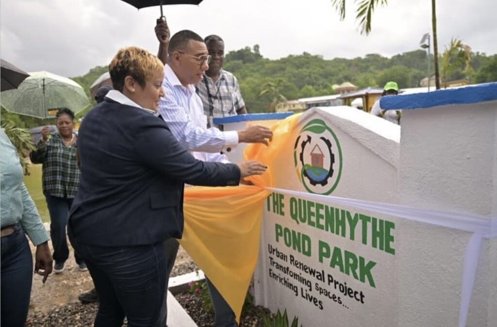 Queenhythe Pocket Park Handover in North West St. Ann