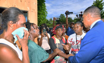 Prime Minister Holness Visits Grieving Families in Commodore, Linstead, St. Catherine