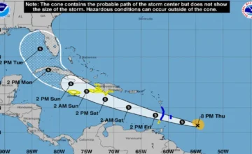 TROPICAL STORM WATCH NOW IN EFFECT FOR JAMAICA