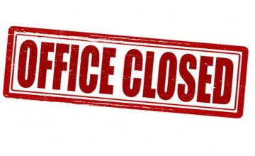 NON-ESSENTIAL GOVERNMENT OFFICES CLOSE AT 2 PM TODAY