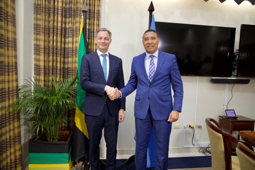 Prime Minister Holness Meets with Alexander De Croo, Under-Secretary-General of the United Nations Development Programme