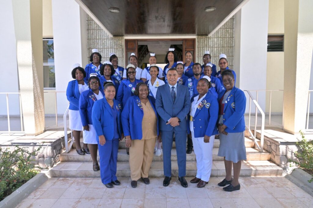 Prime Minister Holness Meets with Members of the Nurses Association of Jamaica