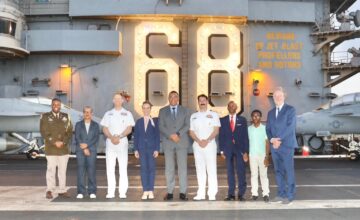 USS Nimitz Reception
